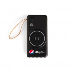 Power Bank 10.000mAh com Carregamento via Indução ou via Cabo Personalizado