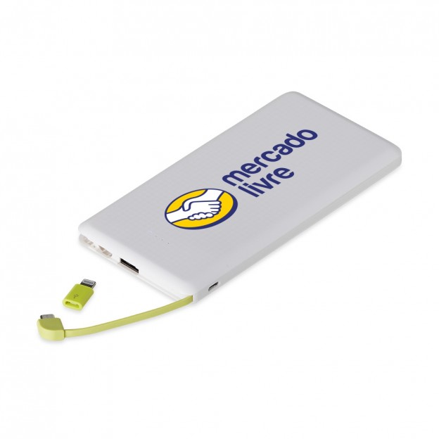 Power Bank 10.000mAh com Indicador LED Personalizado