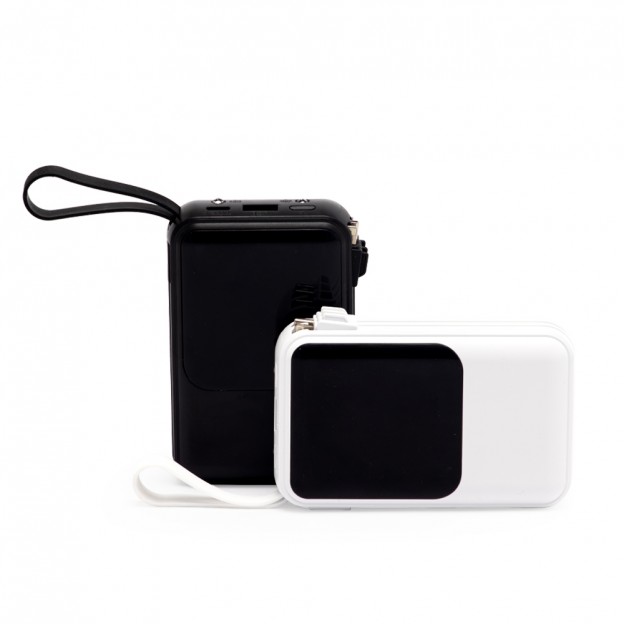 Power Bank 10.000mAh Personalizado com Lanterna e Multissaídas 