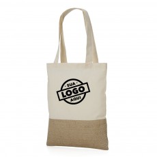 Sacola Ecológica em Algodão e Juta com Personalização