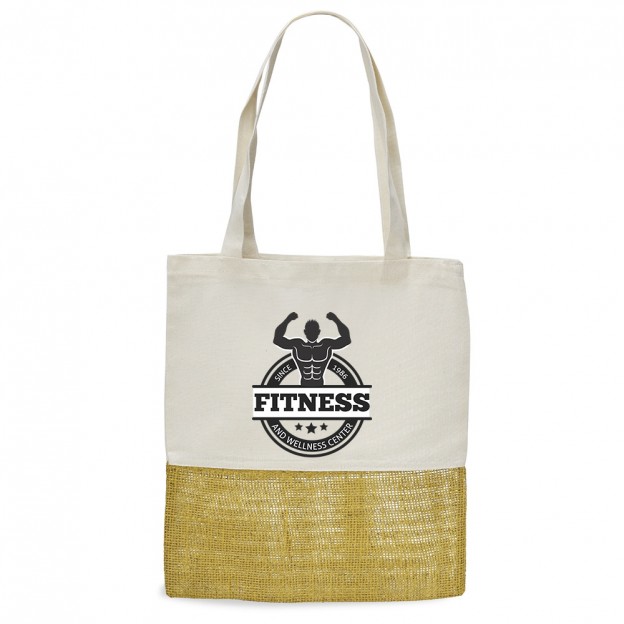 Sacola Ecológica em Algodão e Juta com Personalização