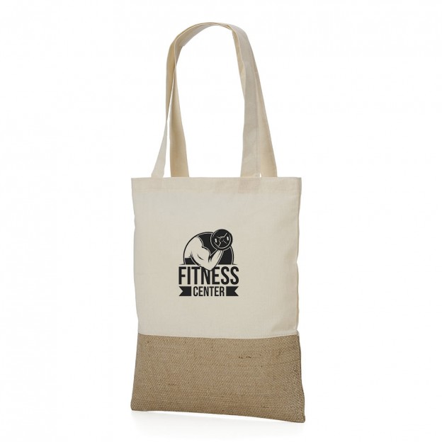 Sacola Ecológica em Algodão e Juta com Personalização