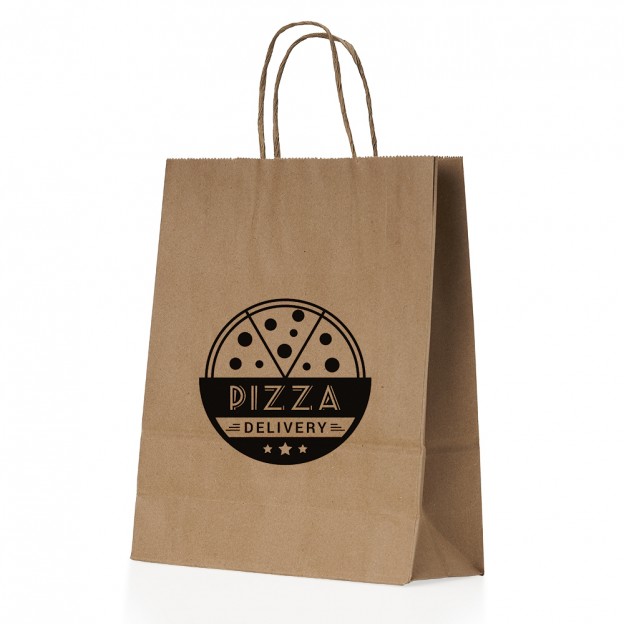 Sacola Kraft Média com Personalização