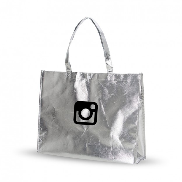 Sacola TNT Metalizada para Brinde