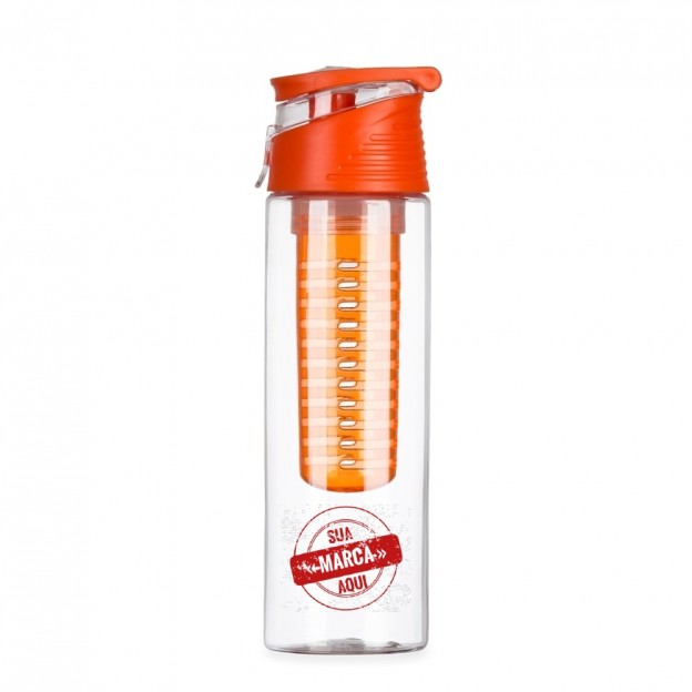 Squeeze Plástico 700ml com Infusor Personalizado