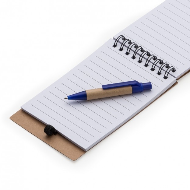 Bloco de Anotações com Autoadesivos e Caneta Personalizada