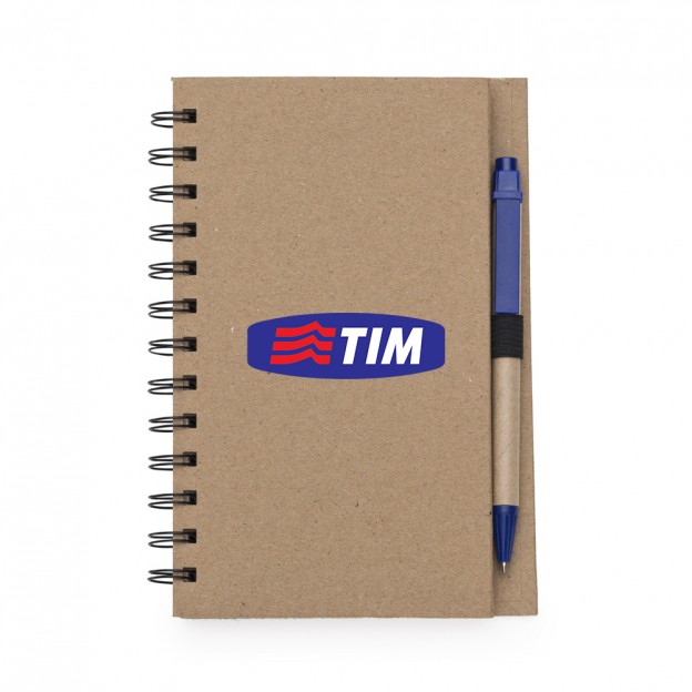 Bloco de Anotações com Caneta e Autoadesivos Personalizado