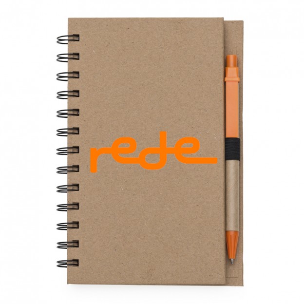 Bloco de Anotações com Caneta e Autoadesivos Personalizado