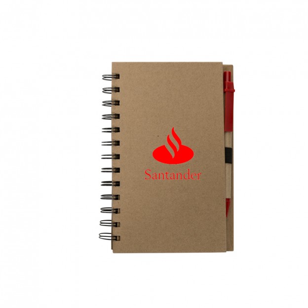 Bloco de Anotações com Caneta e Autoadesivos Personalizado