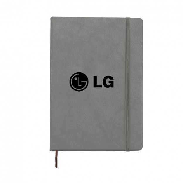 Caderneta de Couro Sintético 21 x 14 sem Pauta Customizada Caderneta de Couro Sintético 21 x 14 sem Pauta Customizada