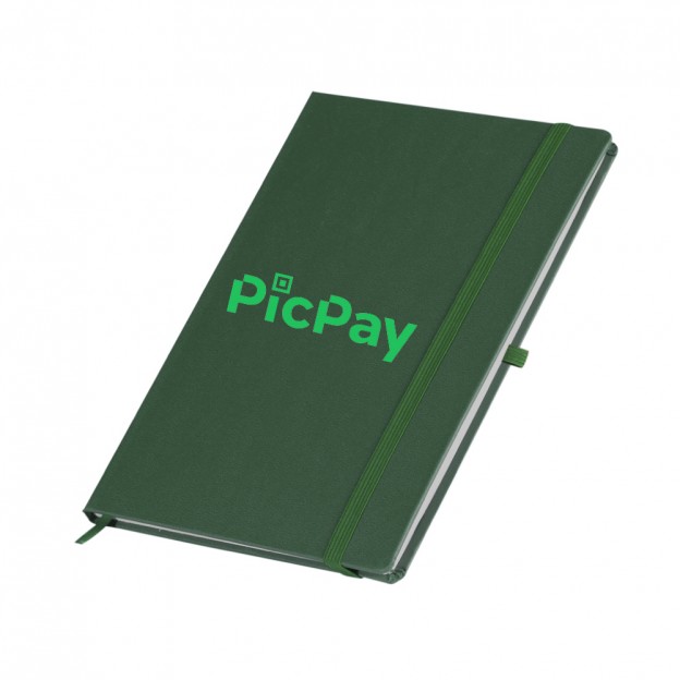 Caderneta em Couro Sintético 21 x 14 com Pauta Personalizado Caderneta em Couro Sintético 21 x 14 com Pauta Personalizado