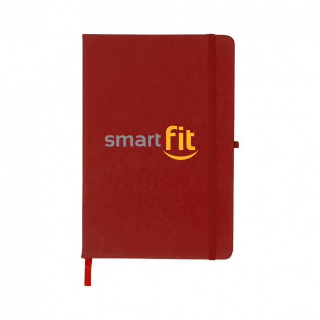 Caderneta Emborrachada com Porta Caneta 21 x 14 com Pauta Personalizado