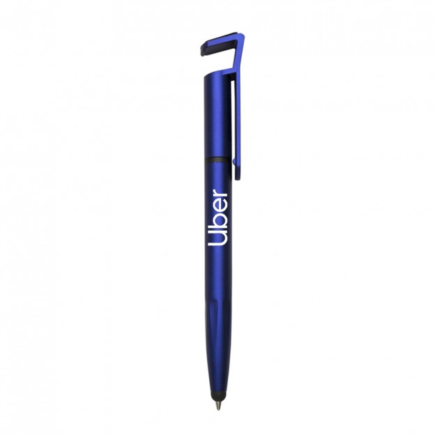 Caneta Plástica Touch com Suporte Customizada