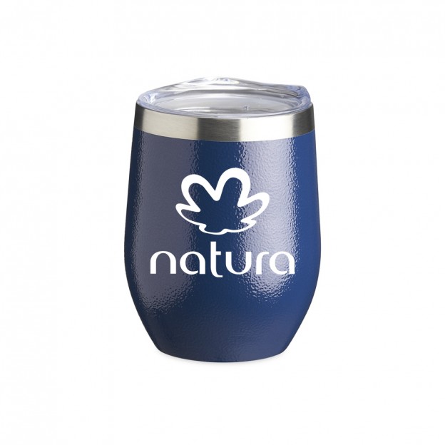 Copo Inox Texturizado Parede Dupla 320ml Personalizado