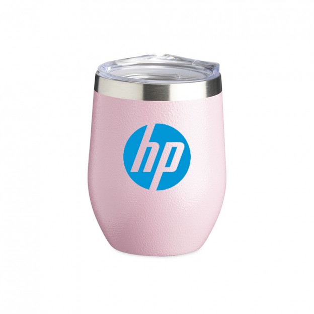 Copo Inox Texturizado Parede Dupla 320ml Personalizado