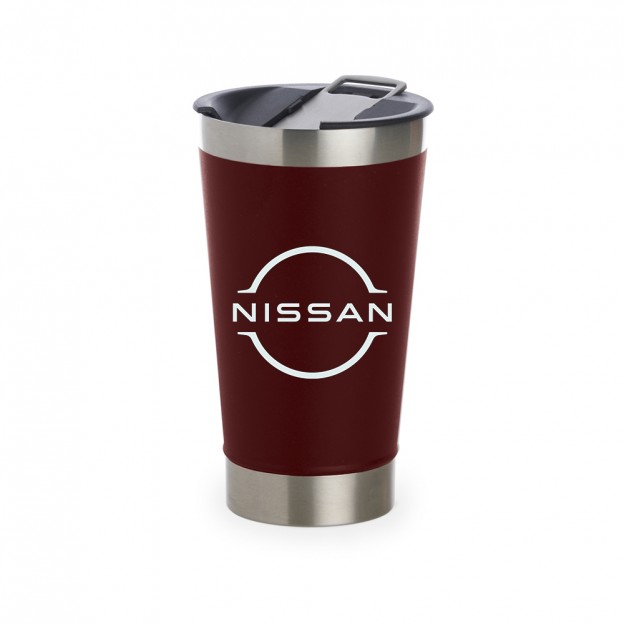 Copo Térmico Liso de 500ml com Abridor Personalizado