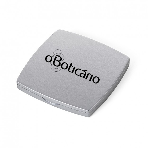 Espelho Plástico Duplo Sem Aumento Personalizado