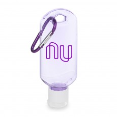 Frasco Plástico 55ml com Mosquetão Personalizado