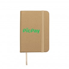 Mini Caderneta Sintética Brilhante 10 x 7 sem pauta Personalizada 